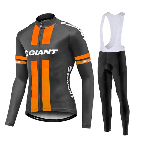 2023 forår langærmet cykeltrøjesæt GIANT Mtb Cykeltøj Cykel Maillot Ropa Ciclismo Mans Cykeltøj Cykling Black XL