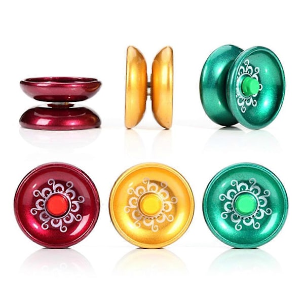 Högkvalitativa Yo-Yos i Legering Original Klassisk Responsiv Bländande Yo-Yo för Barn