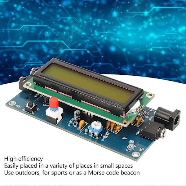 Essentiel Morse Code Læser Oversætter Til Udendørs Brug - Ham Radio Cw Dekoder, Dc7-12v 500ma