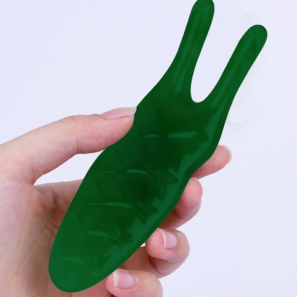 Gua Sha for Ansiktsverktøy Resin Guasha Brett for SPA Akupunkturterapi Y-formet Gaffelbehandling Nese Massasje Plate Verktøy