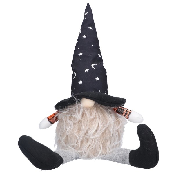 Halloween Plysj Gnomes Lekeferie Søt Utsøkt Gnome Dukkedekorasjon Ornamenter Med Lys Top Hat