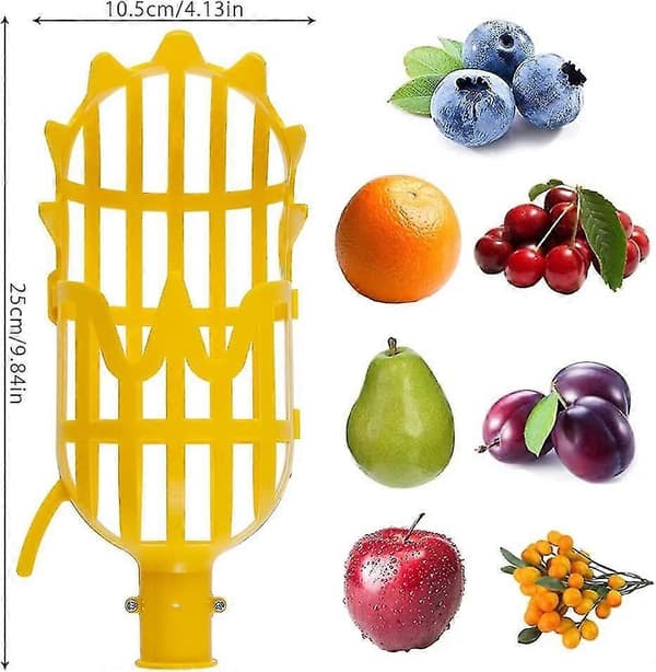 Fruktplukker i plast, epleplukker, høstehjelper, fruktplukker