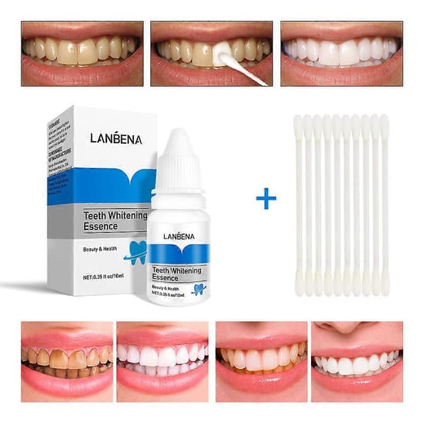 1-3x Lanbena hampaidenvalkaisuneste 10ml 2st