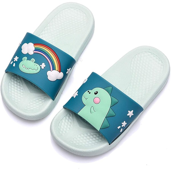 Drenge & Piger Sandaler Slippers Dinosaur Sommer Skridsikker Blød Swimmingpool Udendørs Strand Indendørs Badeværelse Bade Brusebad Børn Vandsko Faktisk Skolængde