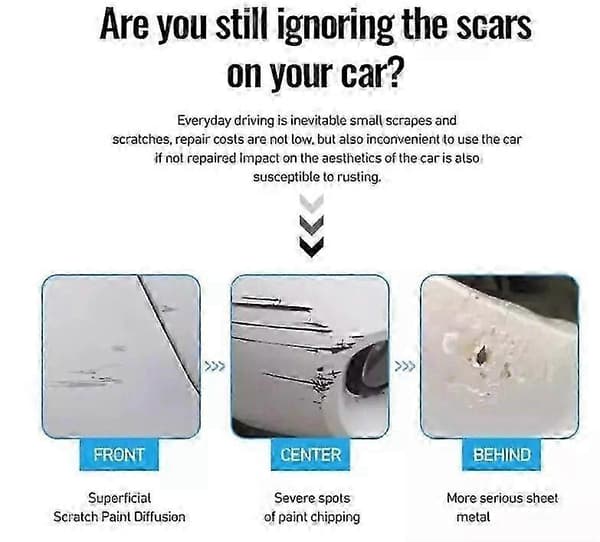 Semphasize Bilmaling Penn, 2-i-1 Auto Touch Up Maling Fyllfjerner, Bilreparasjon Penn
