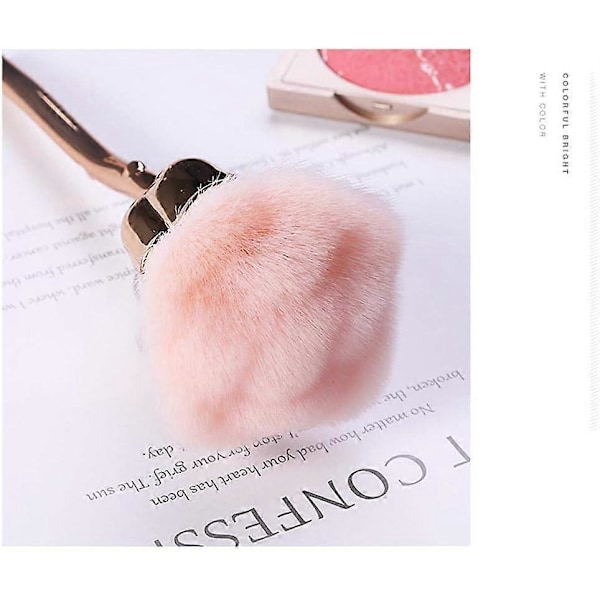 Neglekunst Støvbørste Til Manicure Rose hovedbørste Blush pudder børster Mode Gel Negle Tilbehør Materiale Negle Materiale