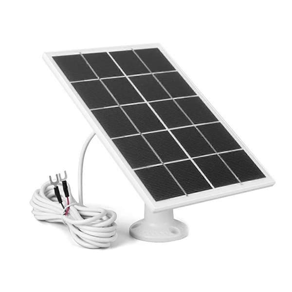 20W Solpanel Laddare för Ring Video Dörrklocka, Vit