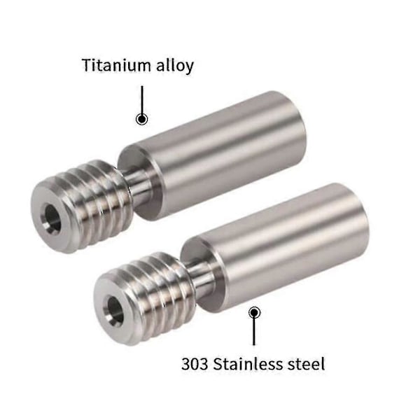 H2 Ekstruder Varmebryder Helt Metal 303 Rustfrit Stål Varmebryder, 2 stk. A