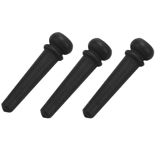 36 st Svarta Ebenholts Gitarrstall Benstift Set med Grön Abalone Prick för Akustisk Gitarr Tillbehör