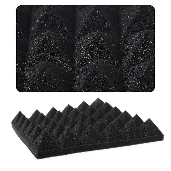 30x30x5cm Lydisolerende Skum Studio Akustisk Lydbehandling Absorptionskile Ti
