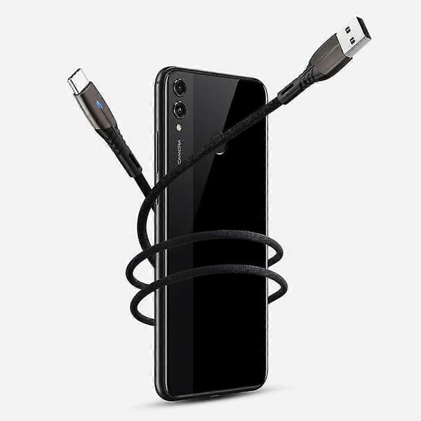 System Strømkabler 2 stk 5a Micro Usb Indikator Hurtiglading Datakabel For Huawei P30 Mate 20pro Xiaomi Mi8 Mi9