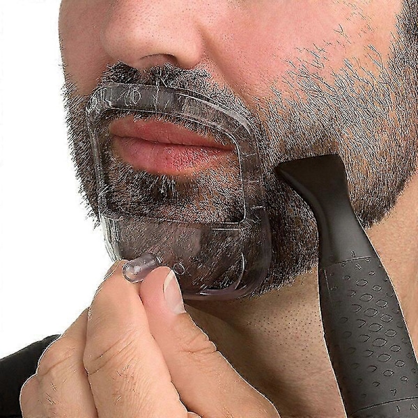 5 stk./sæt Herre Værktøj Skabelon Guide Design Overskæg Skæg Gedeskæg Barbering