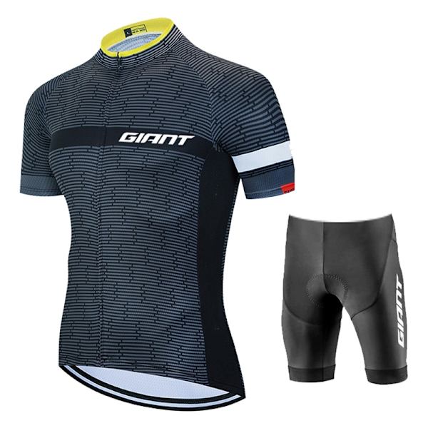 Set 2023 GIANT Miesten kesän lyhythihainen MTB-pyöräilypuku Ropa Ciclismo Pyöräily Maillot Pyöräilypuku Photo Color-5 3XL