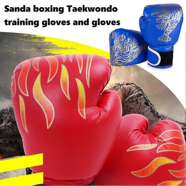 Barn Boxningshandskar Barn Stansning Träning Fighting Vantar Handskydd