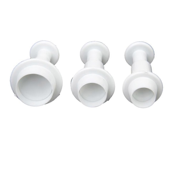 3 st DIY Rund Fondant Tårta