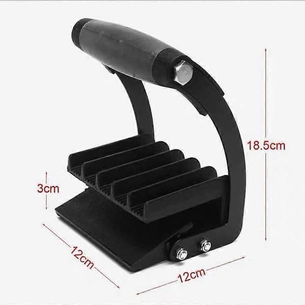 Sort Jernplade Løfter Ergonomisk Gipspladeløfter Griber Pladebærer Panel Griber Plader til Bekvem Løftning af Paneler Sort Krydsfiner