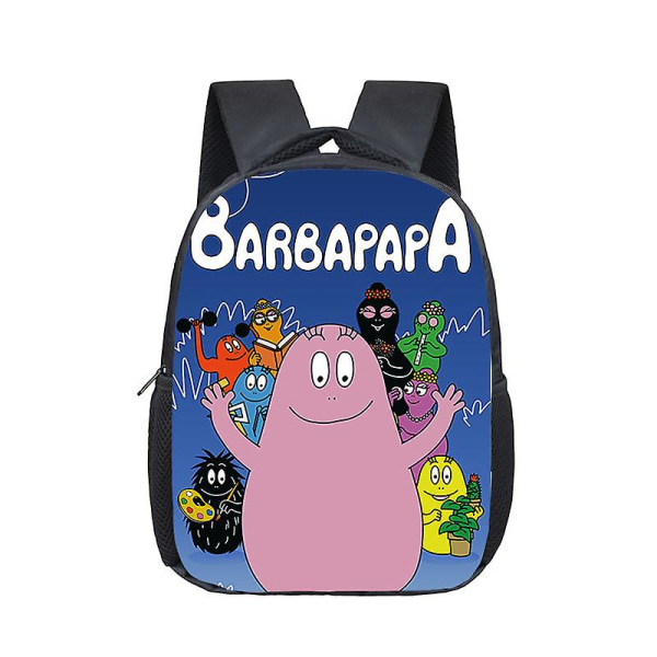 12 tuuman sarjakuva Barbapapa Kindergarten Infantile Pieni reppu lapsille Baby sarjakuva koululaukut Lasten lahja 5