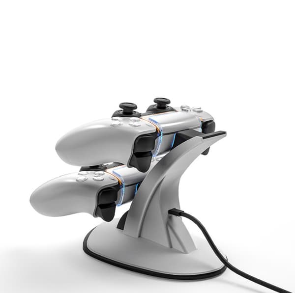PS5 Opladningsstation - Opladerkontrol / Håndholdt Controller Playstation Sort