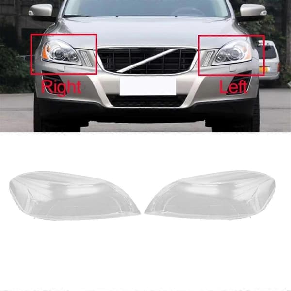 för XC60 2009 2010 2011 2012 2013 Strålkastarglas Vänster