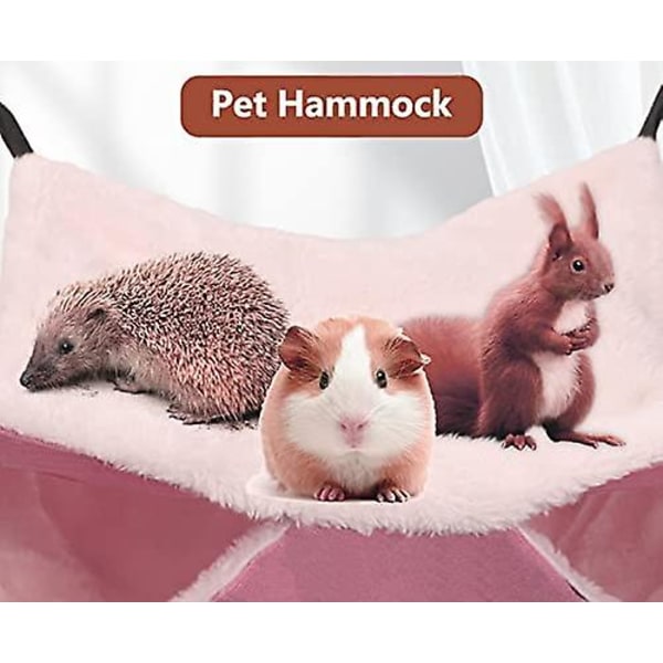 Ripustuva Lämmin Lemmikin Vuoteellinen Hampu, Pieneläinten Hampu Linnuille Papukaijalle Orvalle Ferretille, Ripustuva Sänky Piilopaikka Rotille Sokeri-Merisialle