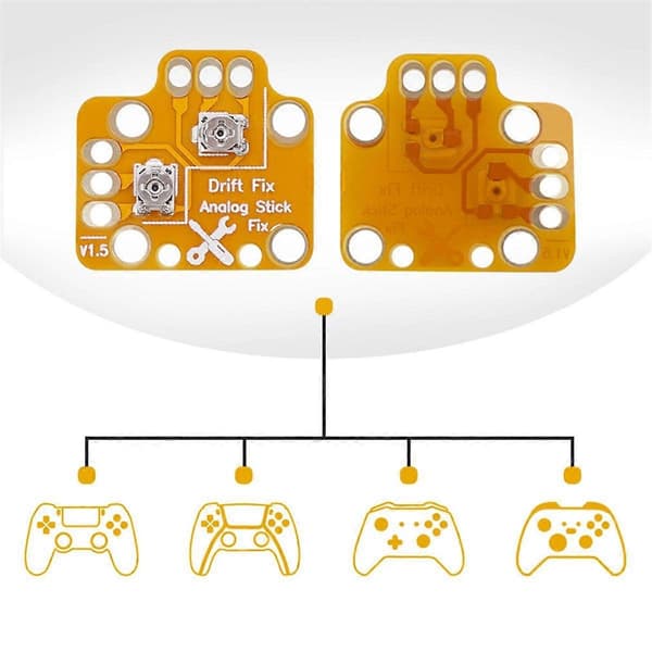 10 st Spelkontroll Joystick Drift Reparationskort Kontroller Analog Tumspak Drift Fix Mod för //X,B