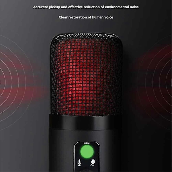 USB Mikrofon Kondensator Gaming Mic Hög Konfiguration