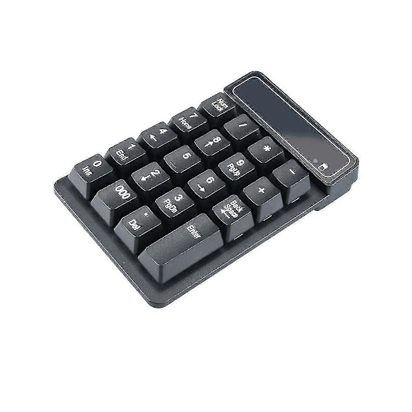 2.4 GHz Trådløst Tastatur Mini USB Numerisk Tastatur 19 Taster Num Pad Numpad Mottaker For Regnskap
