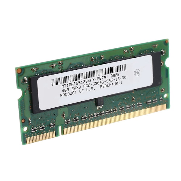 4GB DDR2 Laptop Ram 667Mhz PC2 5300 SODIMM 2RX8 200 Pins til Intel AMD Laptop Hukommelse