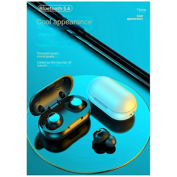 Mini TWS Bluetooth 5.4 langattomat nappikuulokkeet langattomalla latauskotelolla, huomaamaton mini Bluetooth -kuuloke