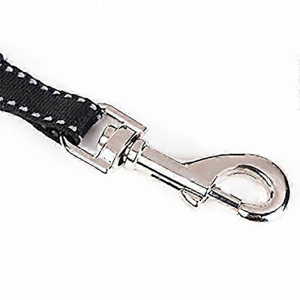 Uttrekkbart hundebånd, automatisk utvidbart, reflekterende nylon hundebånd, håndleddstau med lys, ideelt for fotturer, for små og mellomstore hunder