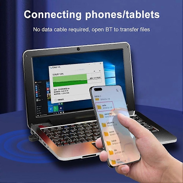 Bluetooth Adapter USB Trådløs Adapter 3Mbps Adapter Dongle Bluetooth Mottaker Bluetooth-Kompatibel 5.3 For Trådløs Mus PC