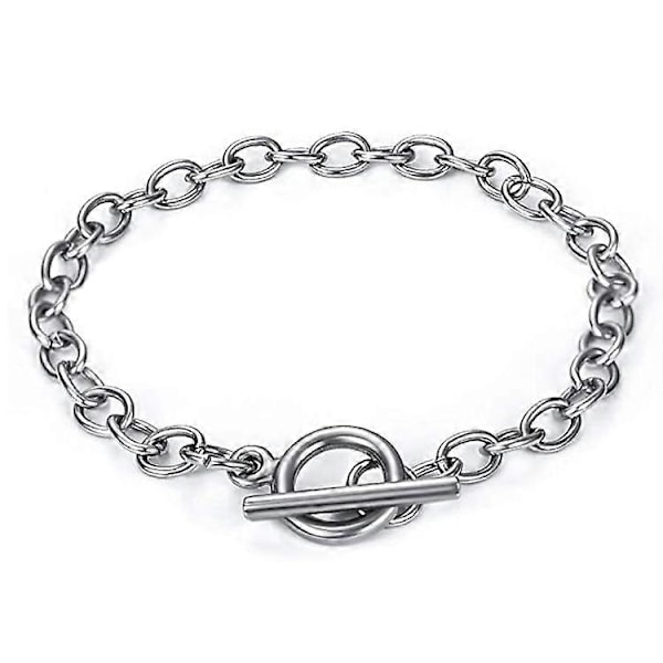 Armbånd Kæde Rustfrit Stål Kædeled Armbånd Konnektor Dame Smykker Armbånd