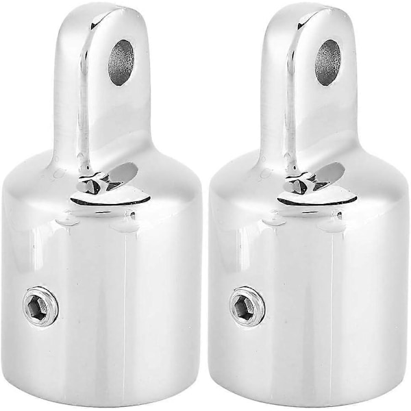 Bimini Top Beslag - 2 Stk. 316 Rustfrit Stål Øjeende, 22mm til Båd Bimini Top Konnektor
