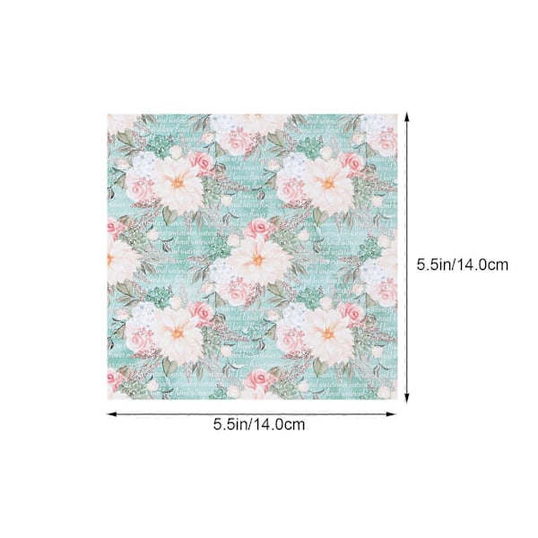 32 Arkkia Decoupage-paperia askarteluun DIY-leikekirjapaperi Leikekirjatarvikkeet