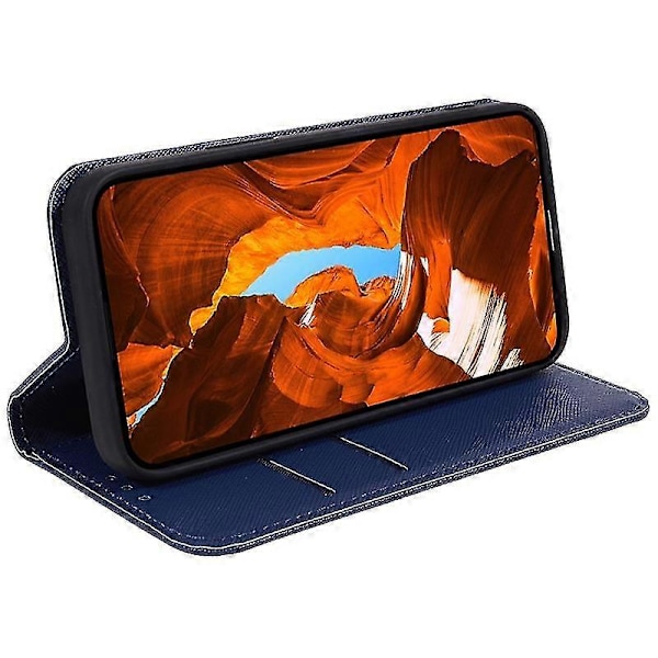 Til oneplus 12R 5G Telefon Cover Kryds Tekstur Anti-Ridse Pung Stand Cover Pu Læder Skal