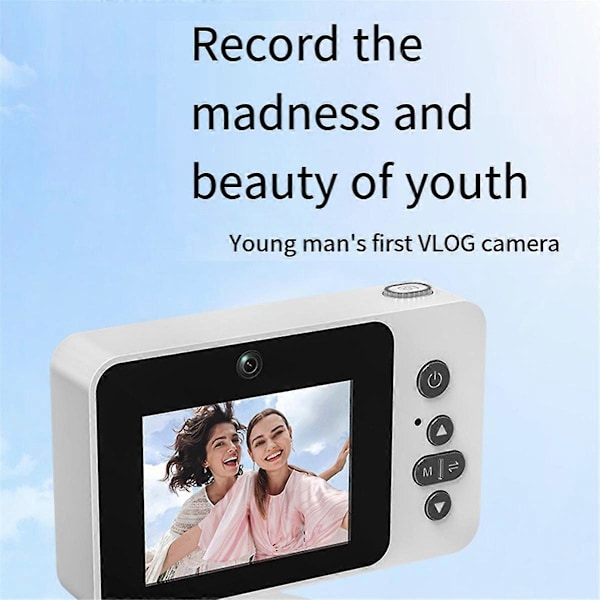 2.4 TUUMAN Retro CCD Digitaalikamera 8X Zoom Video Vlog-kamera