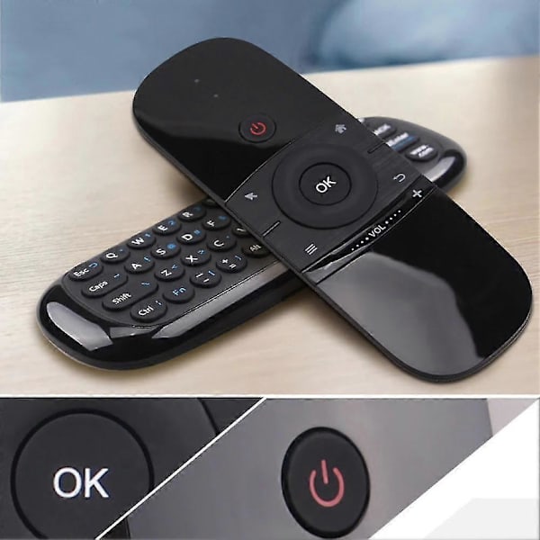 Fjernkontroller 2.4 GHz Lærende Dobbeltsidig Mini Trådløst Tastatur