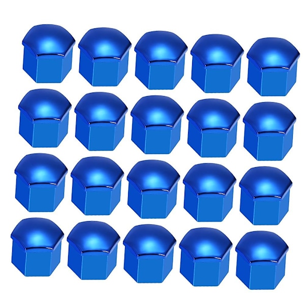 20 stk. Universelle 17 mm hjulmutterdeksler Lug Nut Caps Skruebeskytter
