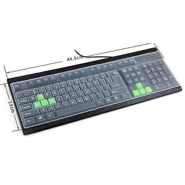 Tastaturbeskyttere universal silikone desktop computertastaturdækning