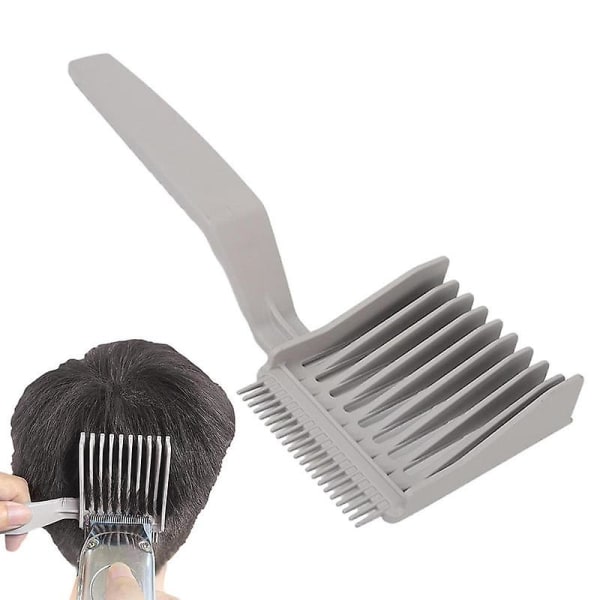 Fade Combs Barber Combs Ergonomisk buet posisjonering Kam Barber posisjoneringsverktøy 8x 3,3x 1,1 tommer Ergonomisk buet posisjonering