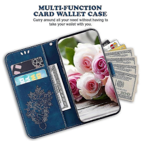Rose Præget PU Etui Til Nokia C32