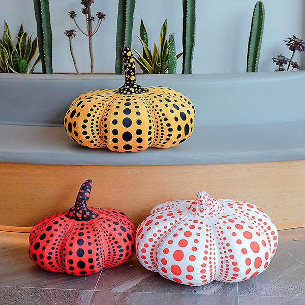 Japan Design Wave Point Dot Kurpitsalelu Halloween Kurpitsanheitto Tyyny Sisustus Nukke Baby Lasten Lelut Kodin sohva Sisustus Tyyny red about 40cm