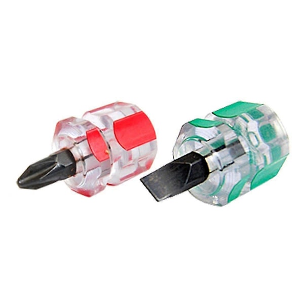 Mini Kort Stubby Spårskruvmejselset