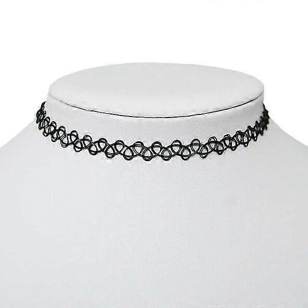 Choker Halskæde - One Size Sort