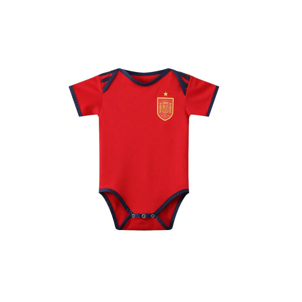 VM babyfotballtrøye Brasil Mexico Argentina BB krypedress for baby Spain Size 12 (12-18 months)