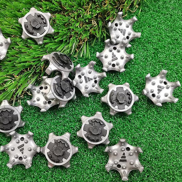 20 stk. TPR Golfball Pigger Ett Ord Kort Bit Spiker Grå Golfsko Spiker Pigger