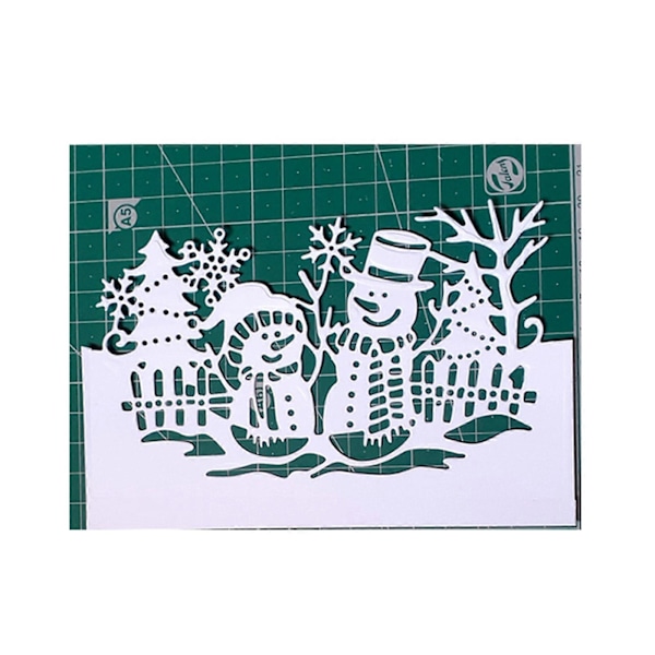 Snögubbe Präglingsstansar för Julkortstillverkning DIY Scrapbooking Album