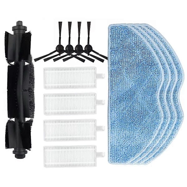 For RE4/ RE4 Plus / RE5 / RE5 Plus Robot Støvsuger Deler Hoved Sidebørste Mopp Filter Erstatning