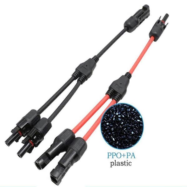 Power Solar Connector Y-grenkabel, Solkabel Parallelladapter
