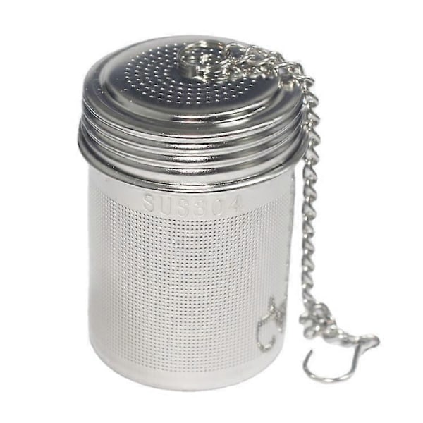 1 stk. Te-infuser i rustfritt stål, tesiler krydder Flotte gaver Holdbar tebrygger Te-diffuserfilter (2,4*1,5 tommer)